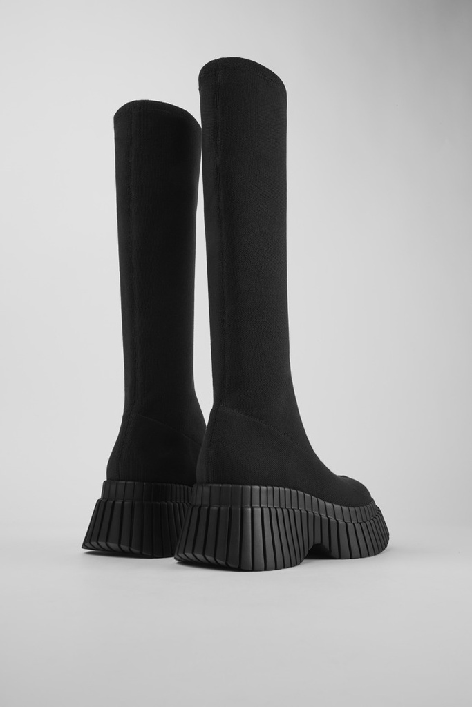 CAMPER Stígvél Barcelona Black textile boots