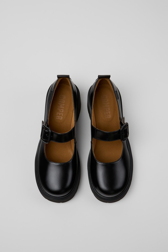 Camper Milah Black leather Mary Jane