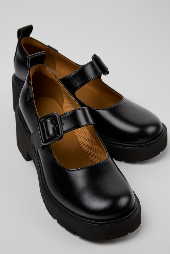 Camper Milah Black leather Mary Jane