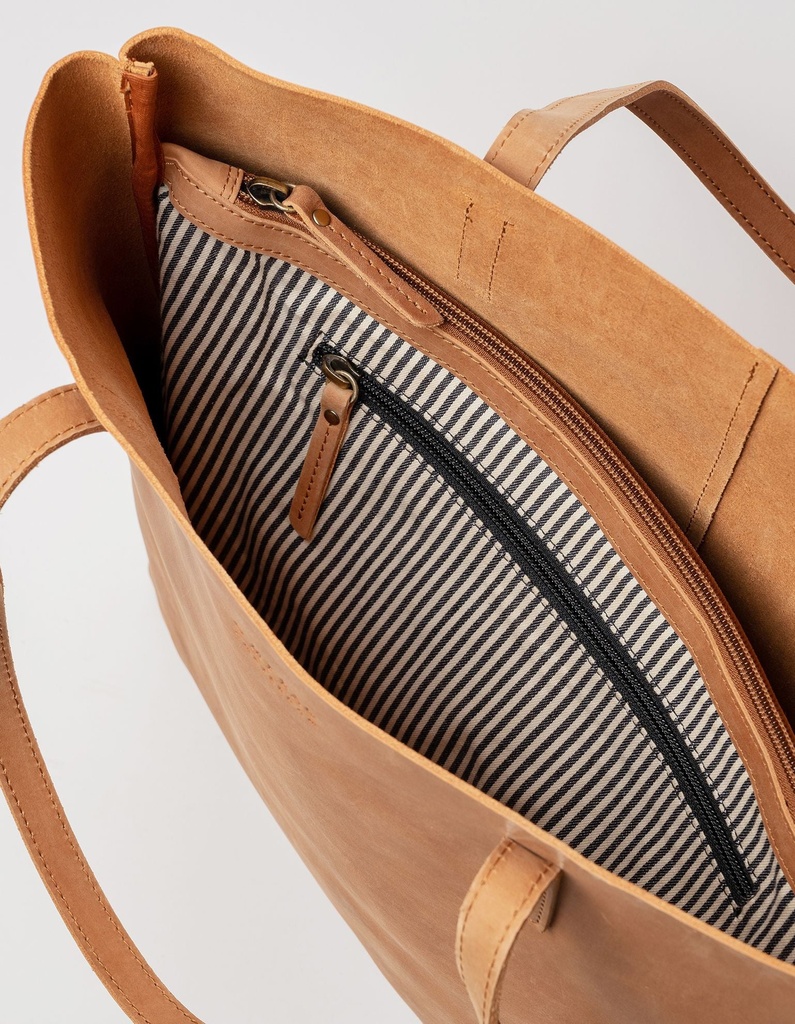O MY BAG Georgia Camel soft grain leather (