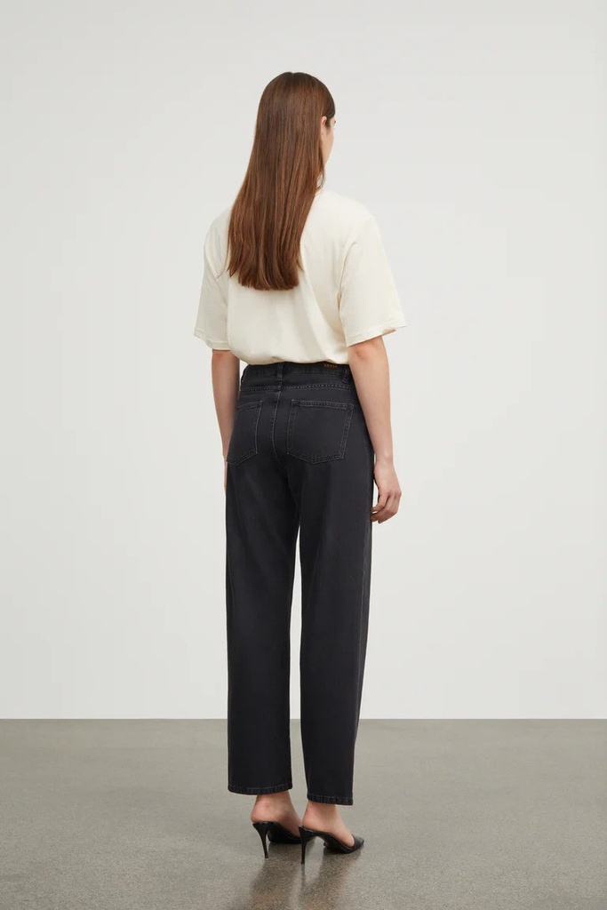 SKALL bolur Andie oversized tee Light cream