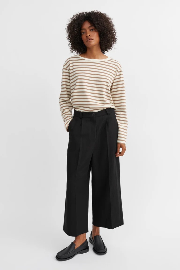 SKALL bolur Louie oversized blouse Light brown/white