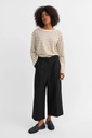 SKALL bolur Louie oversized blouse Light brown/white