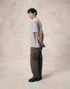 Uskees Bolur #7008 Oversized t-shirt - Grey marl