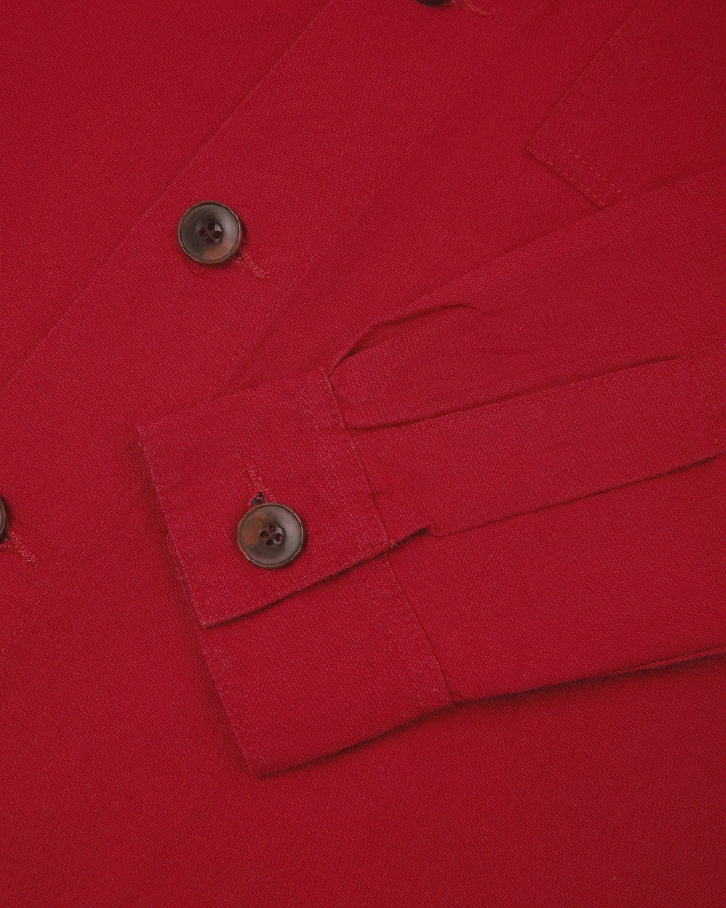 Uskees skyrta #3003 Buttoned workshirt - Berry red