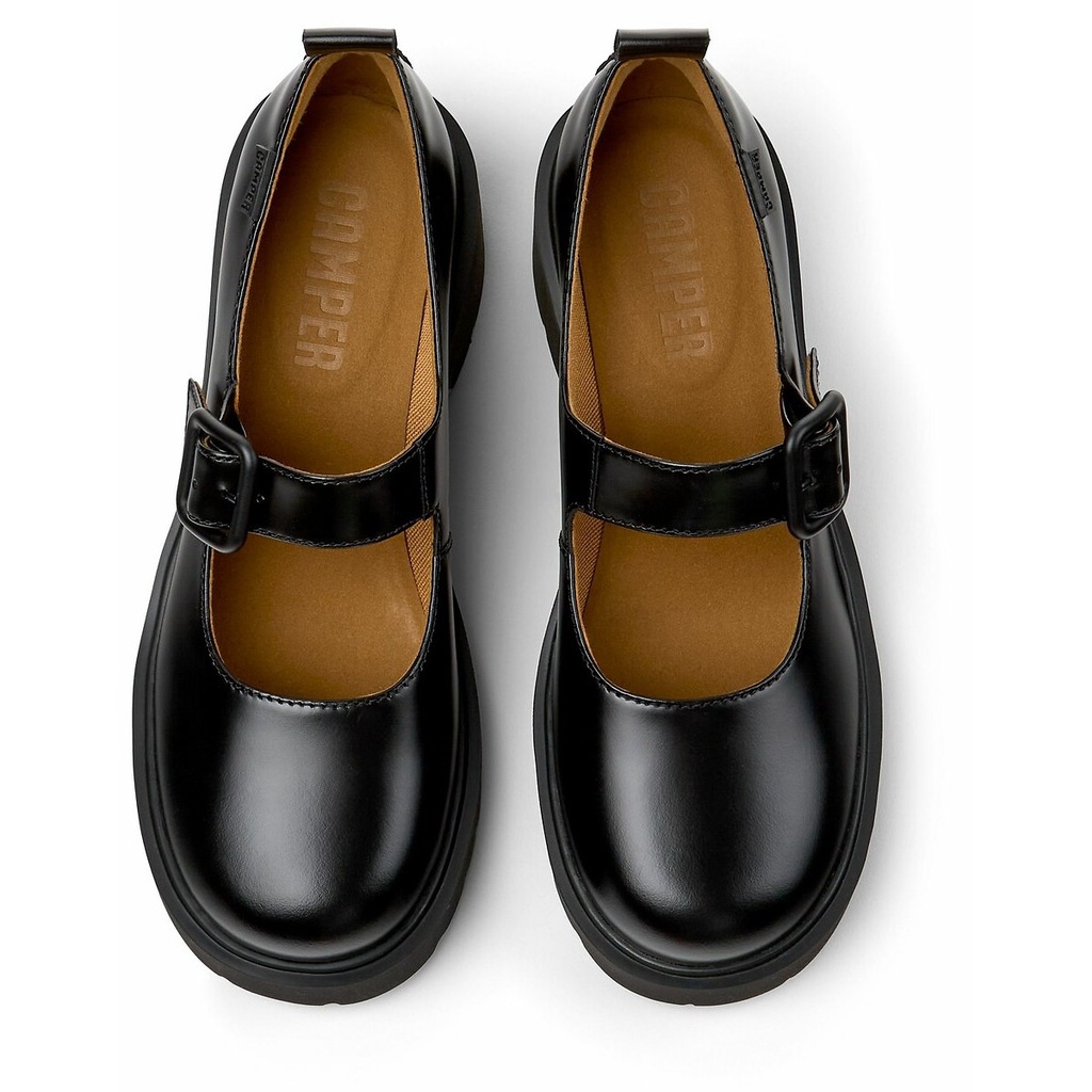 Camper Milah Black leather Mimi Negro