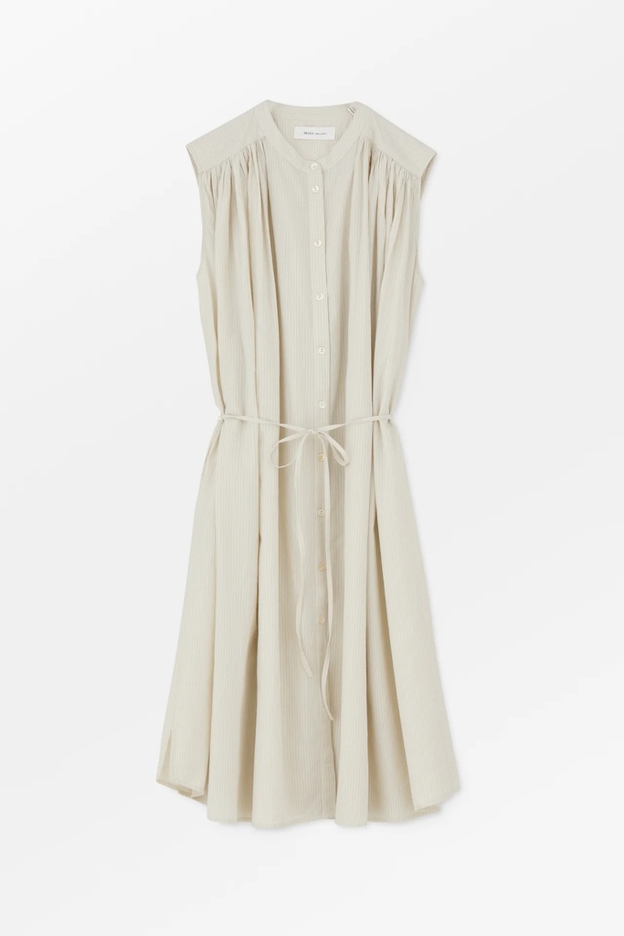 SKALL  kjóll Louise dress Light  blue/white stripe