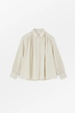SKALL skyrta Louise shirt Light blue/white stripe