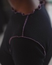 Baserange toppur Vein long sleeve Murano Navy