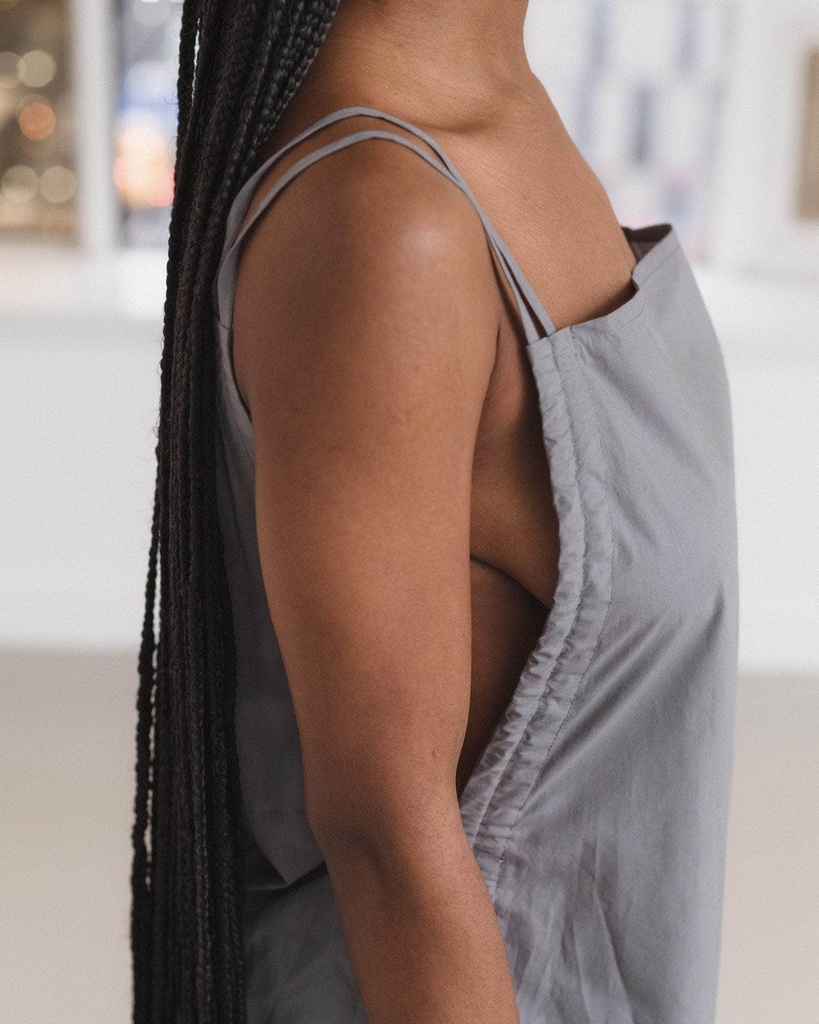 Baserange kjóll Pictorial strap dress Ziti Grey