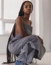 Baserange kjóll Pictorial strap dress Ziti Grey