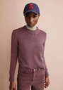ARMEDANGELS peysa Amaliaas GMT dye dark berry