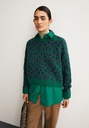 ARMEDANGELS peysa Diliriaa Leopard Emerald green