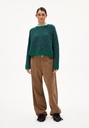 ARMEDANGELS peysa Diliriaa Leopard Emerald green