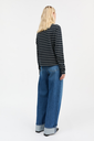SKALL bolur Loui blouse Navy/White str.