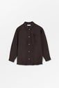 SKALL skyrta Edgar shirt Dark brown