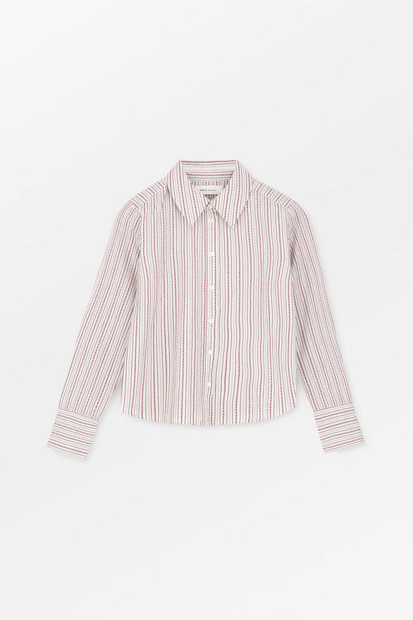 SKALL skyrta Fauna shirt Raspberry/cream