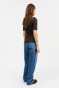 SKALL toppur Edie tee Dark brown