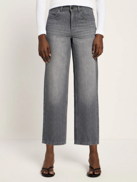Lanius buxur Relaxed jeans Dark grey denim