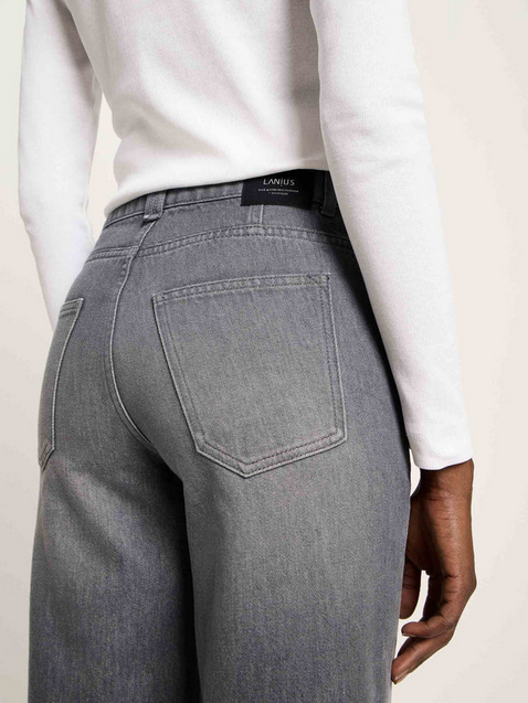 Lanius buxur Relaxed jeans Dark grey denim
