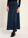 Lanius pils Jeans Rocke Dark blue denim