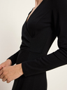 Lanius kjóll Kleid mit Wickeloptic black
