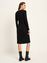 Lanius kjóll Kleid mit Wickeloptic black