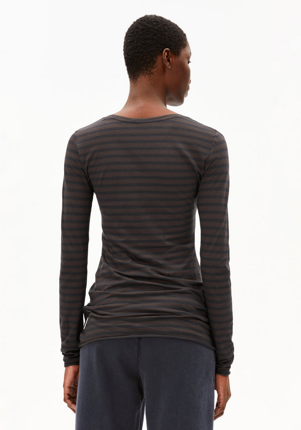 ARMEDANGELS bolur Einiaara Stripes cream/dark steel