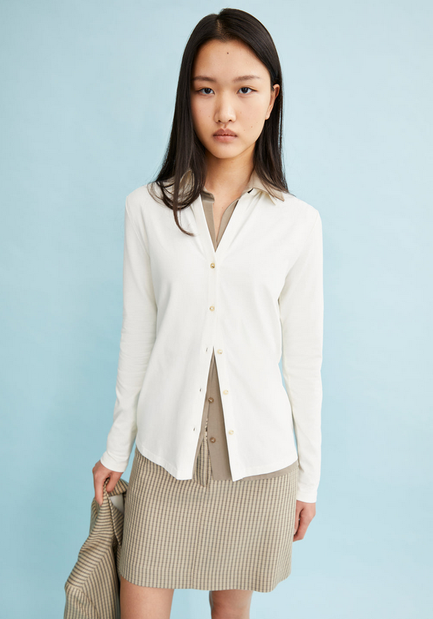 ARMEDANGELS skyrta Nalaannia blouse Oatmilk