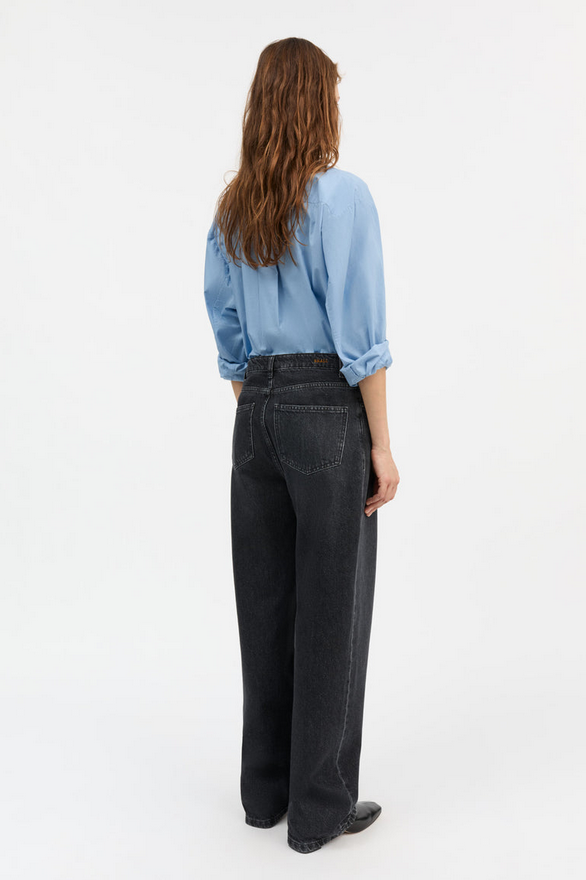 SKALL buxur Maddy straight jeans Vintage washed black