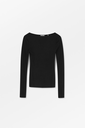 SKALL toppur Amy wide neck blouse Black