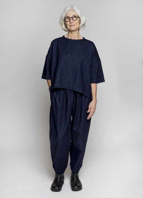 Muse Wear toppur Vita top Dark Denim