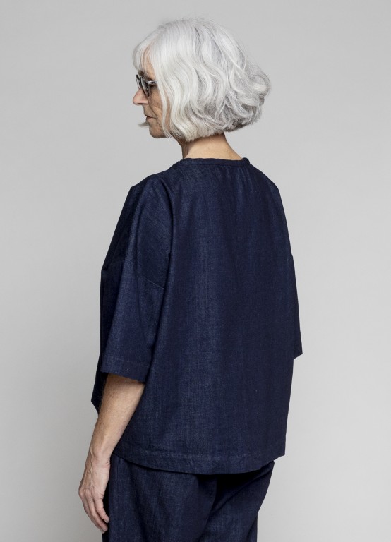 Muse Wear toppur Vita top Dark Denim
