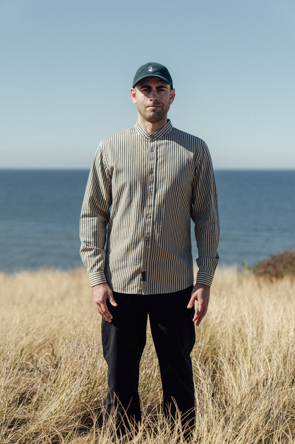 Lakor skyrta Klövedal shirt Green gabels/White pepper
