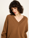 Lanius peysa Pullover V Brown