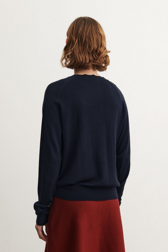 FUB peysa Thin sweater Dark navy