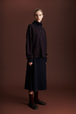 FUB pils Felted skirt Dark navy