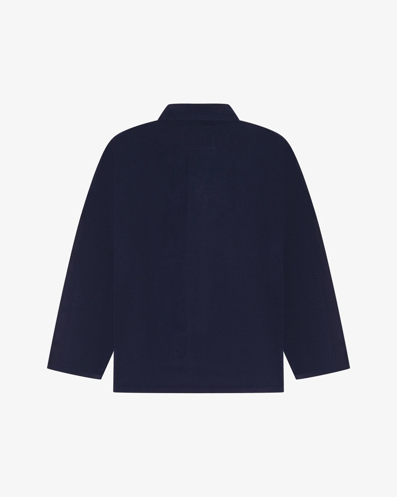 Uskees skyrta #3001 Cord overshirt Deep indigo