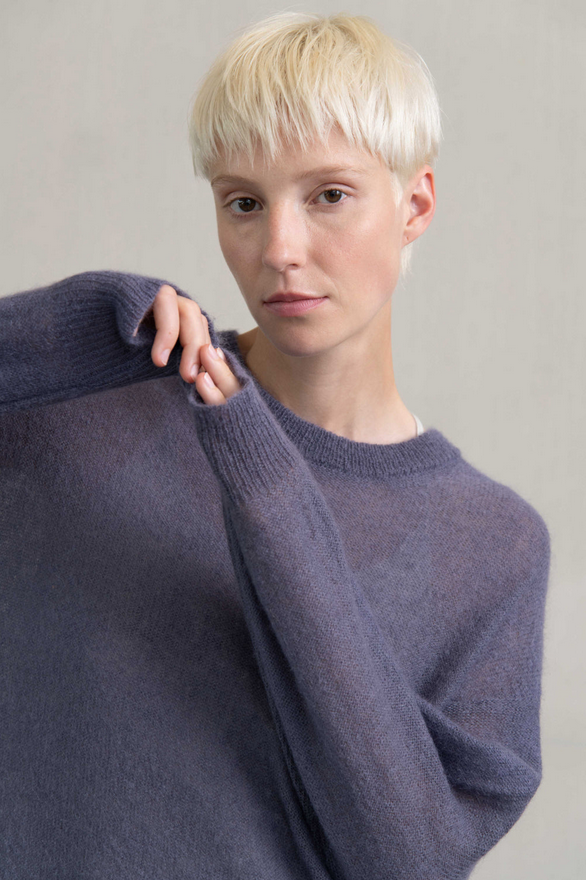 HUMANOID kjóll Falof knit Lapis