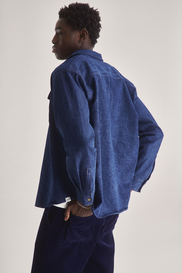 KOMODO skyrta Karda shirt Dark denim