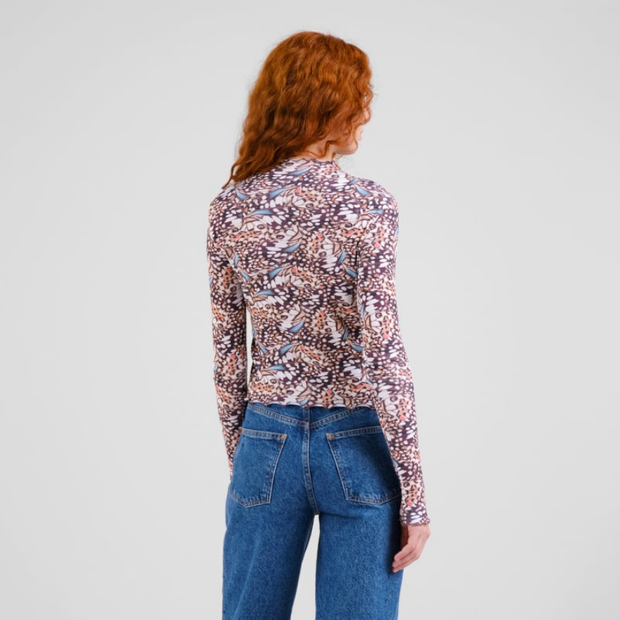 Dedicated Toppur Rib top Ryd Butterfly Multi