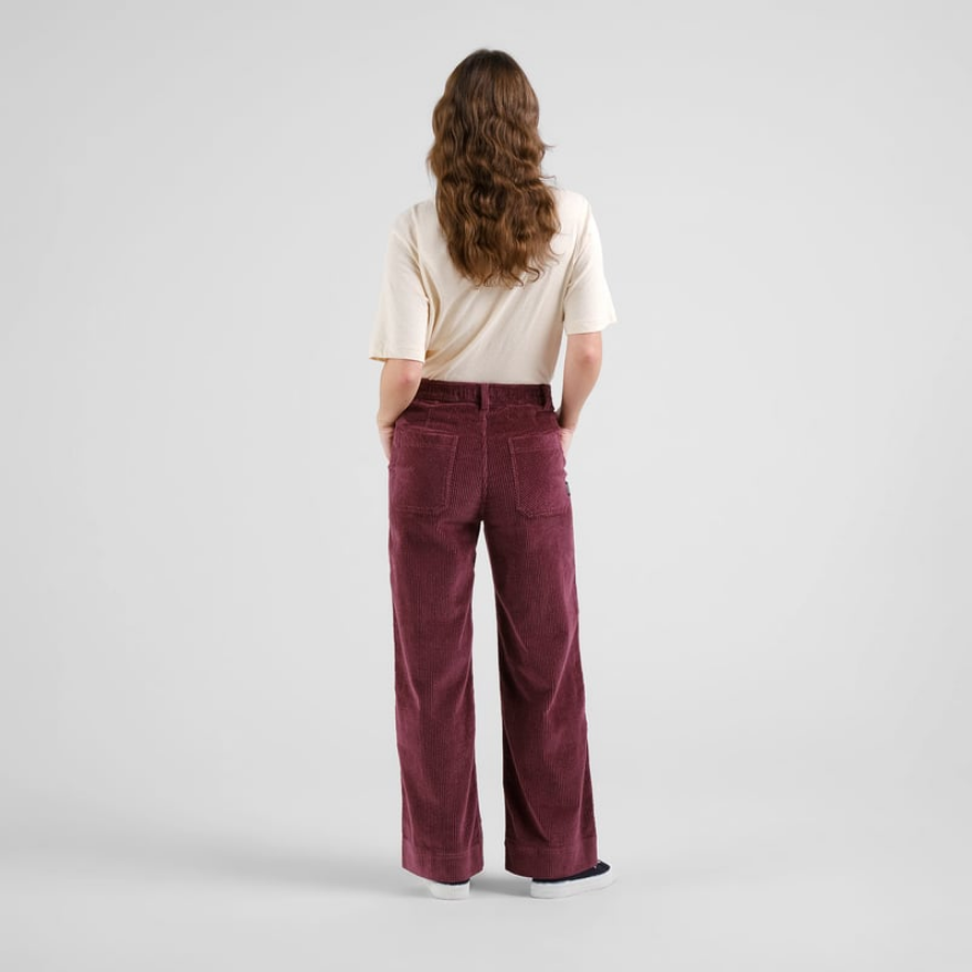 Dedicated buxur Workwear Pants Vara Cord Fig red