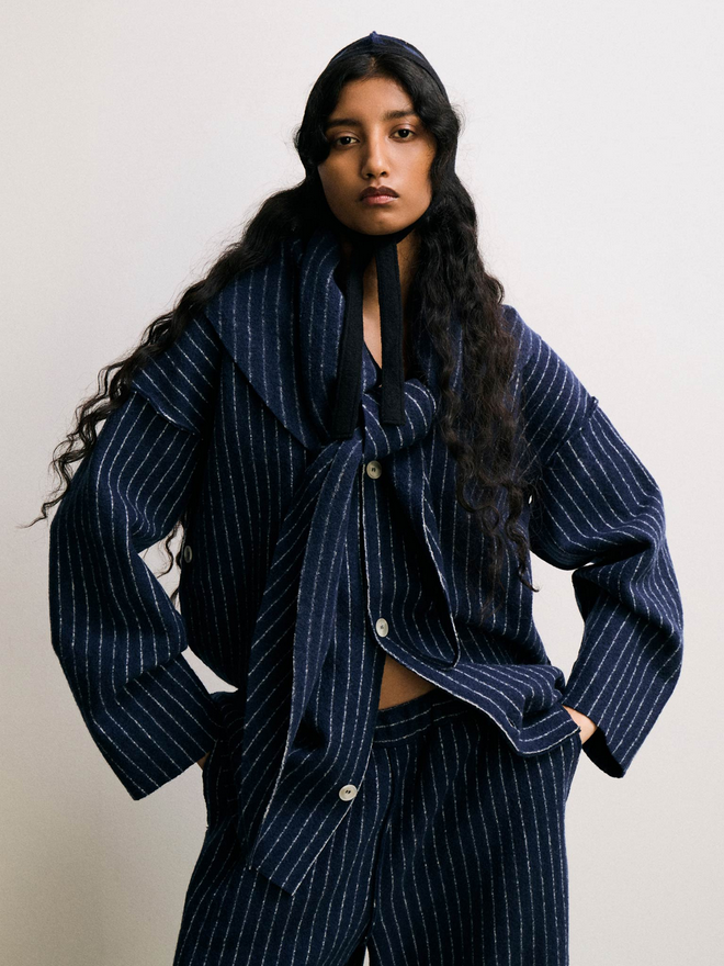 RUS Jakki Mantello Midnight blue/chalk