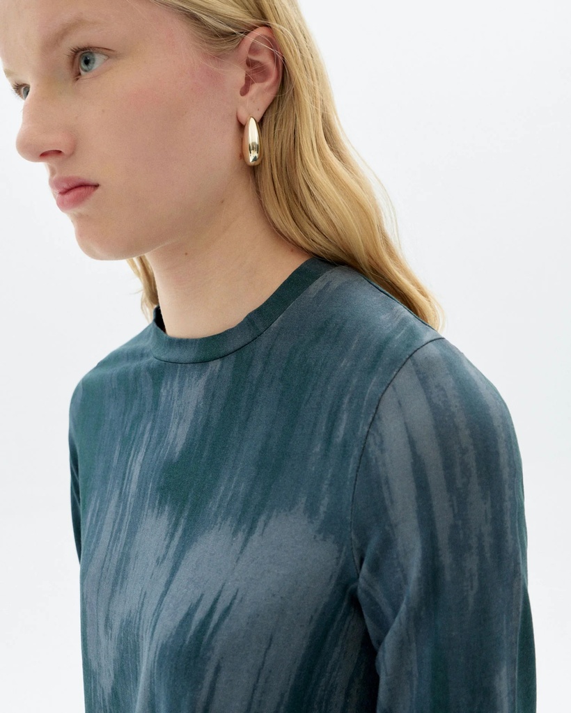 Thinking Mu bolur Ombre Blue Brisa Top