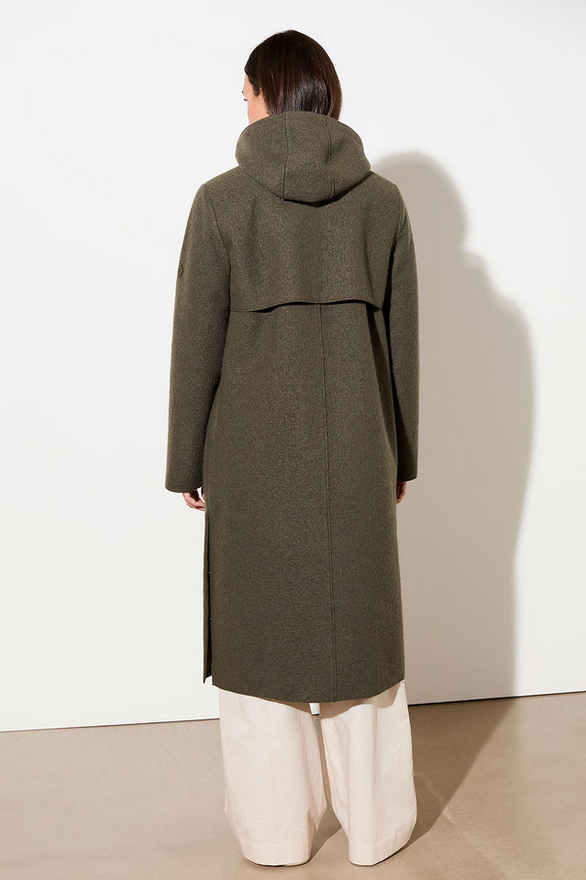 LANGERCHEN kápa Coat Milport Olive