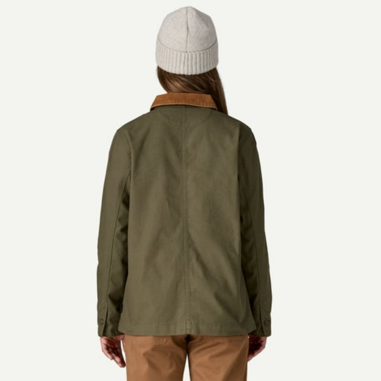 Patagonia jakki Point Reyes Coat canvas BGreen