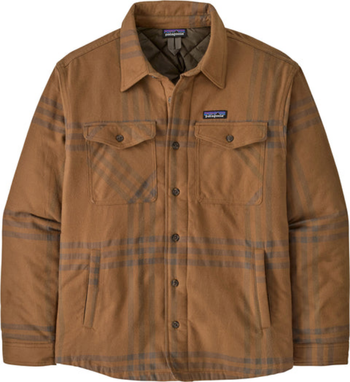 Patagonia skyrta Insulated Fjord Flannel shirt Deer brown