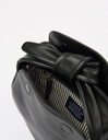 O MY BAG Coco Croissant Black soft grain leather