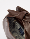 O MY BAG Coco Croissant Chocolate soft grain leather