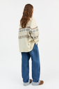 SKALL peysa Leonora T-neck Brown/ecru